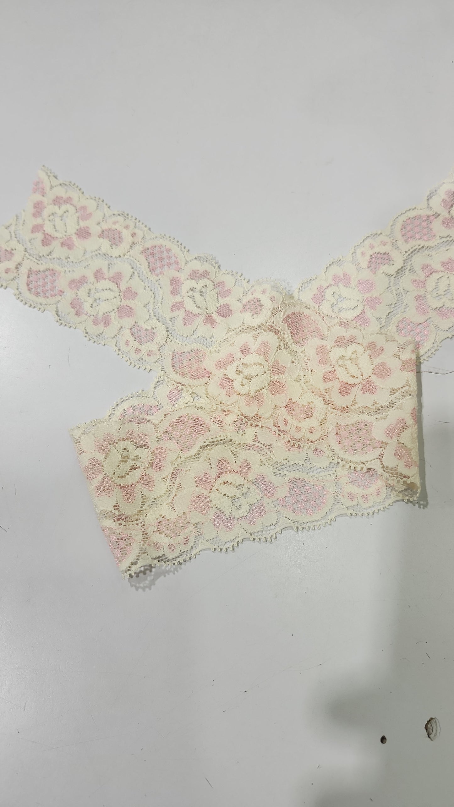 Pink\Ivory Lace