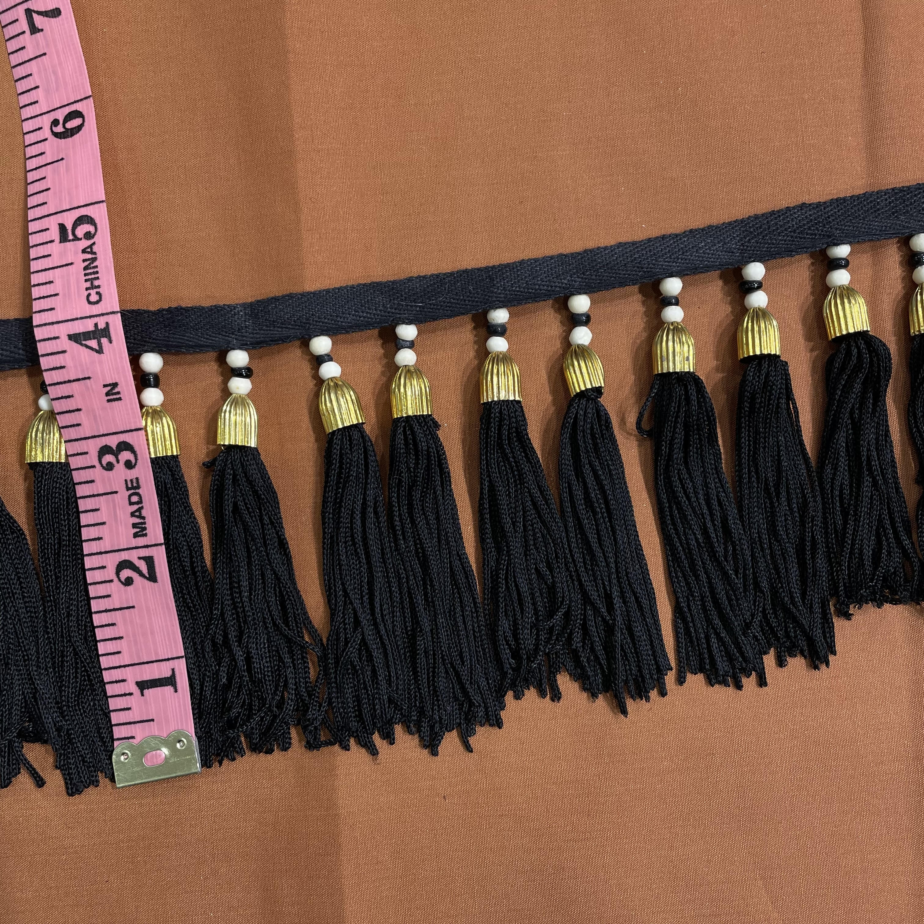 4 Inch Tassel with Metal Cap