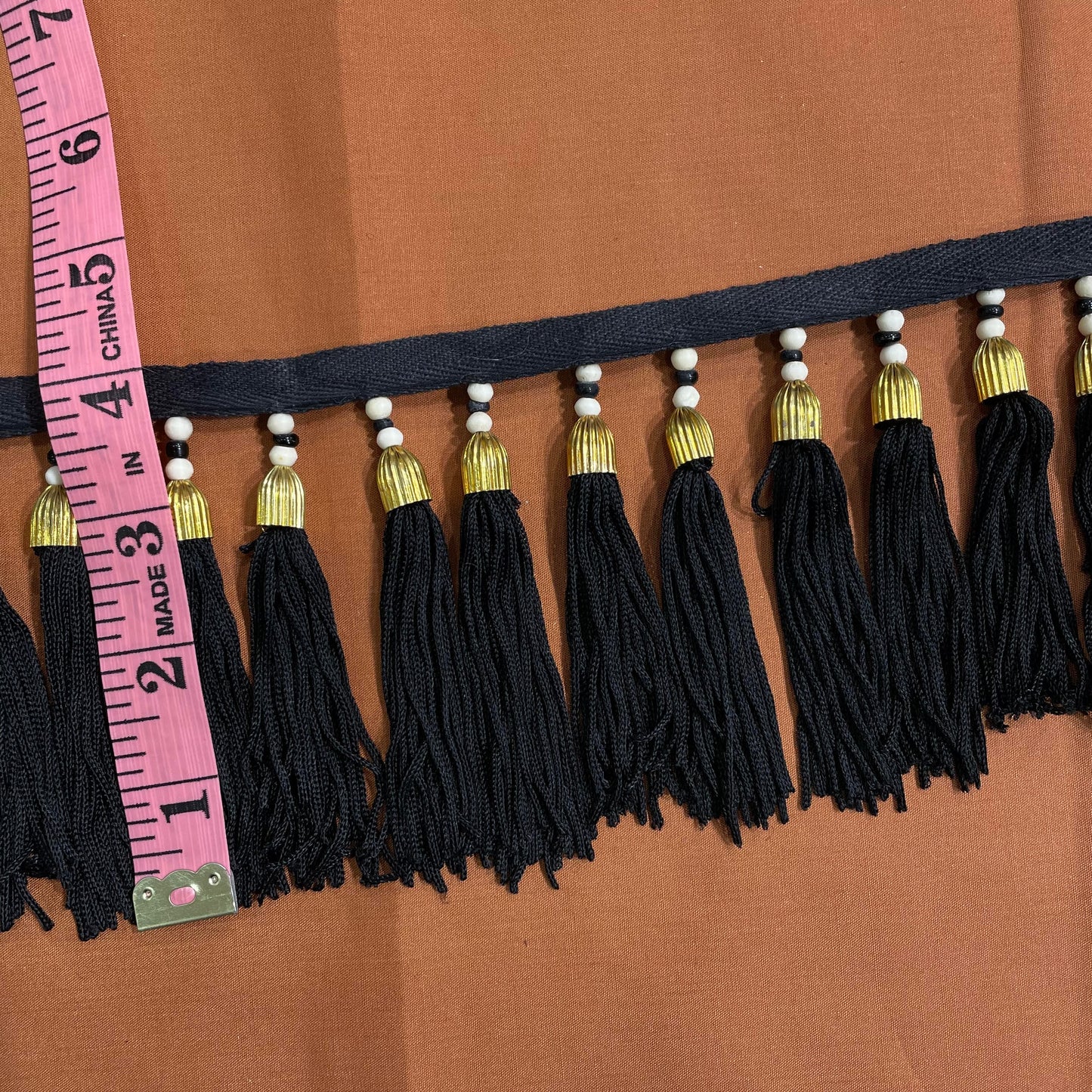 4 Inch Tassel with Metal Cap
