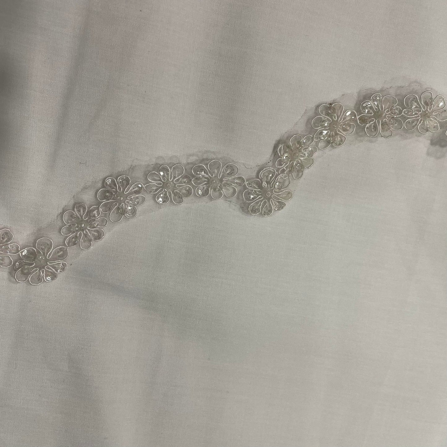 Flower Bridal Trim with Sequin
