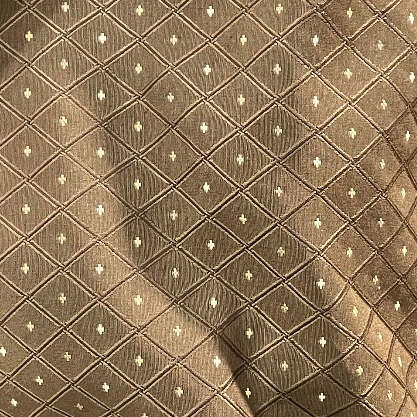 Diamond grid upholstery