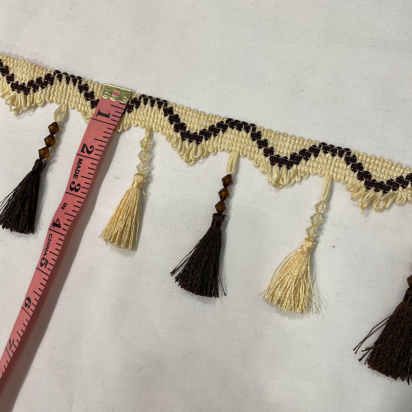 4 Inch Tassel Cream