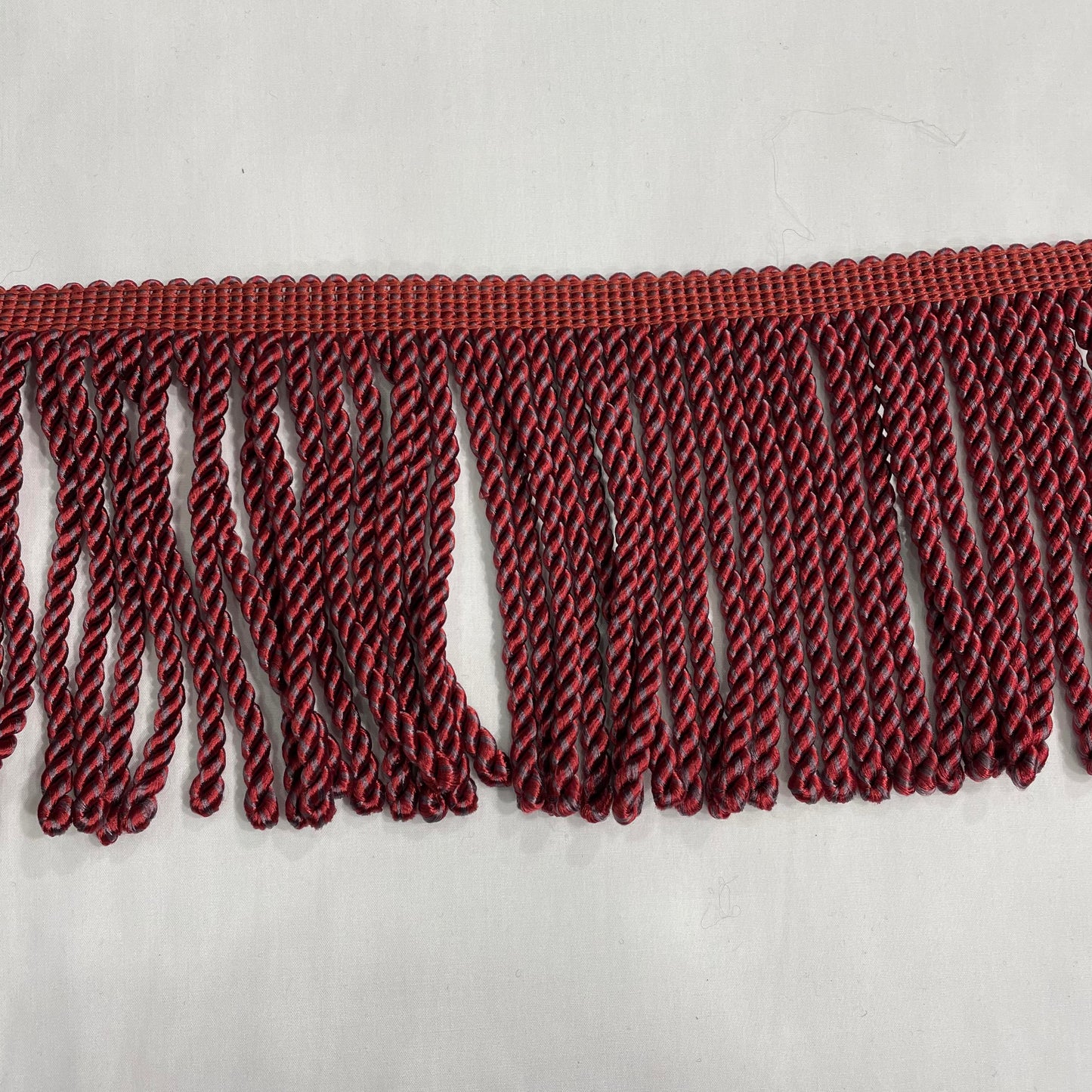 5.5 Inch Upholstery Fringe Burgundy