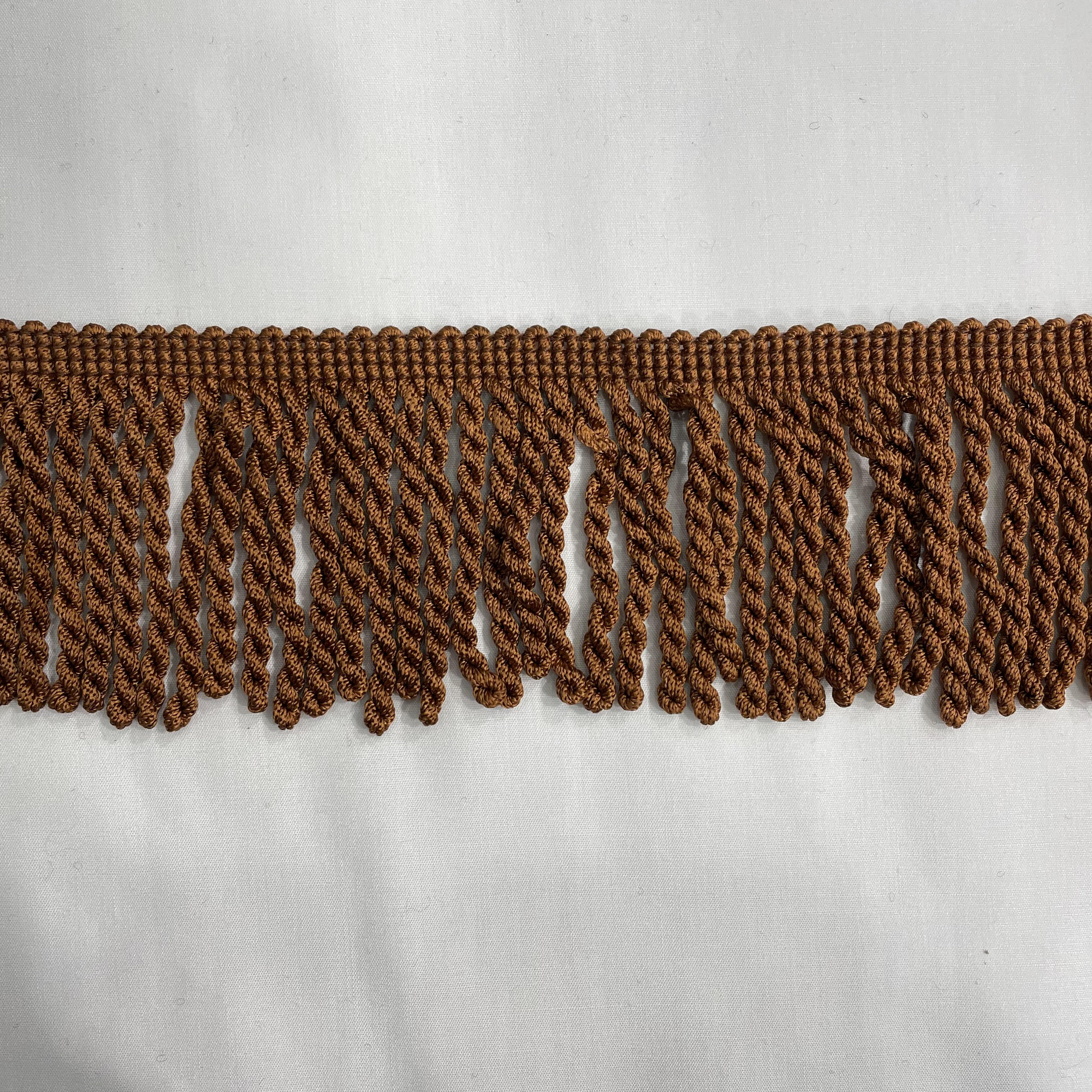 2.5 Inch Upholstery Fringe Burnt