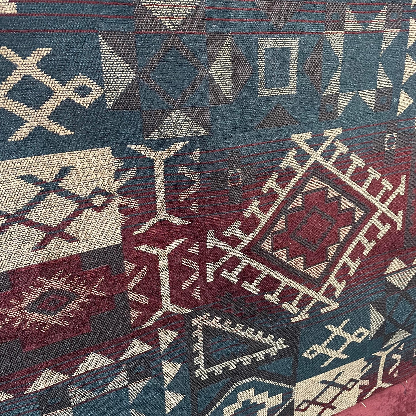 Poly-Cotton, Cottage Style Print Upholstery