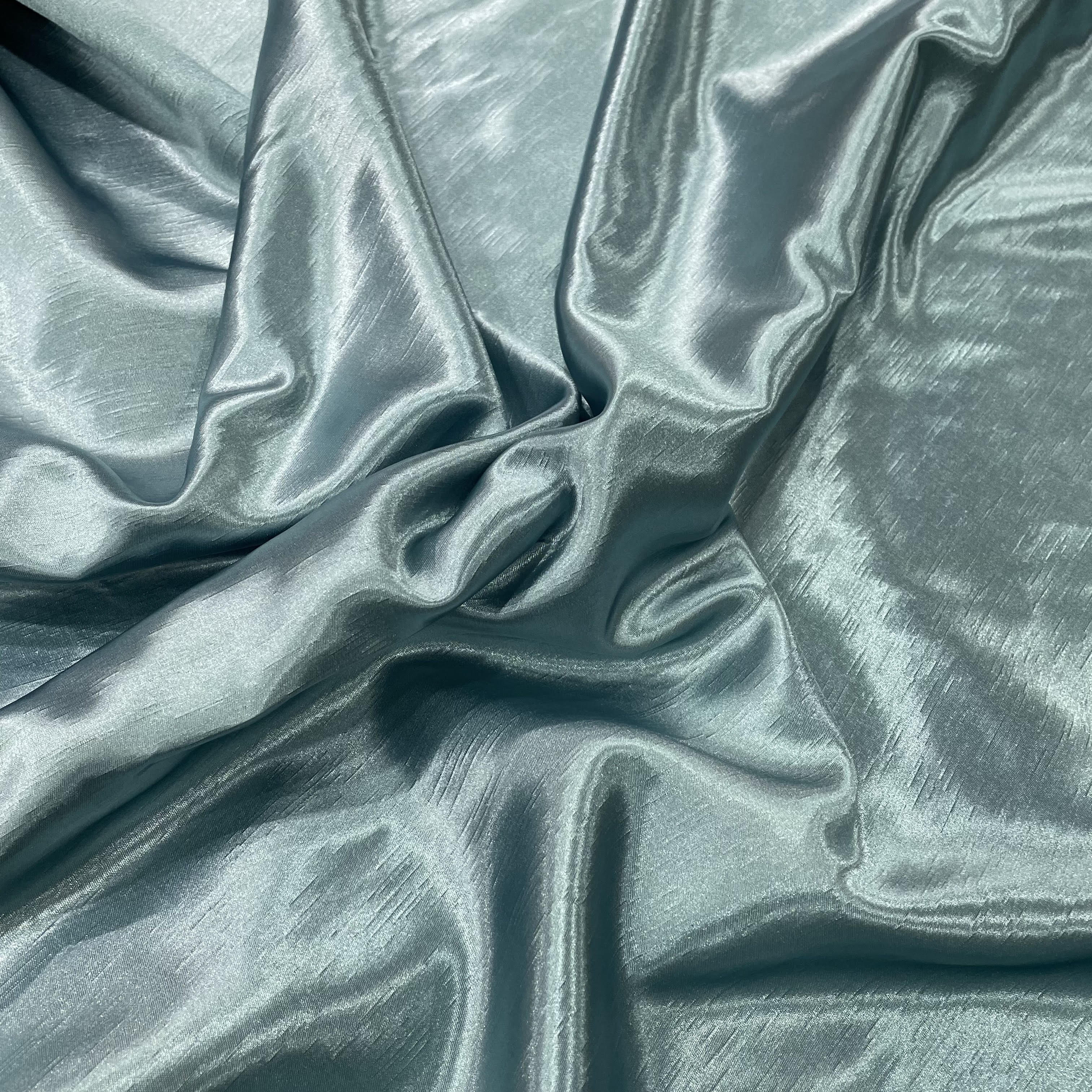 Extra-Wide, Raso Star Fantasy Satin, Cyan
