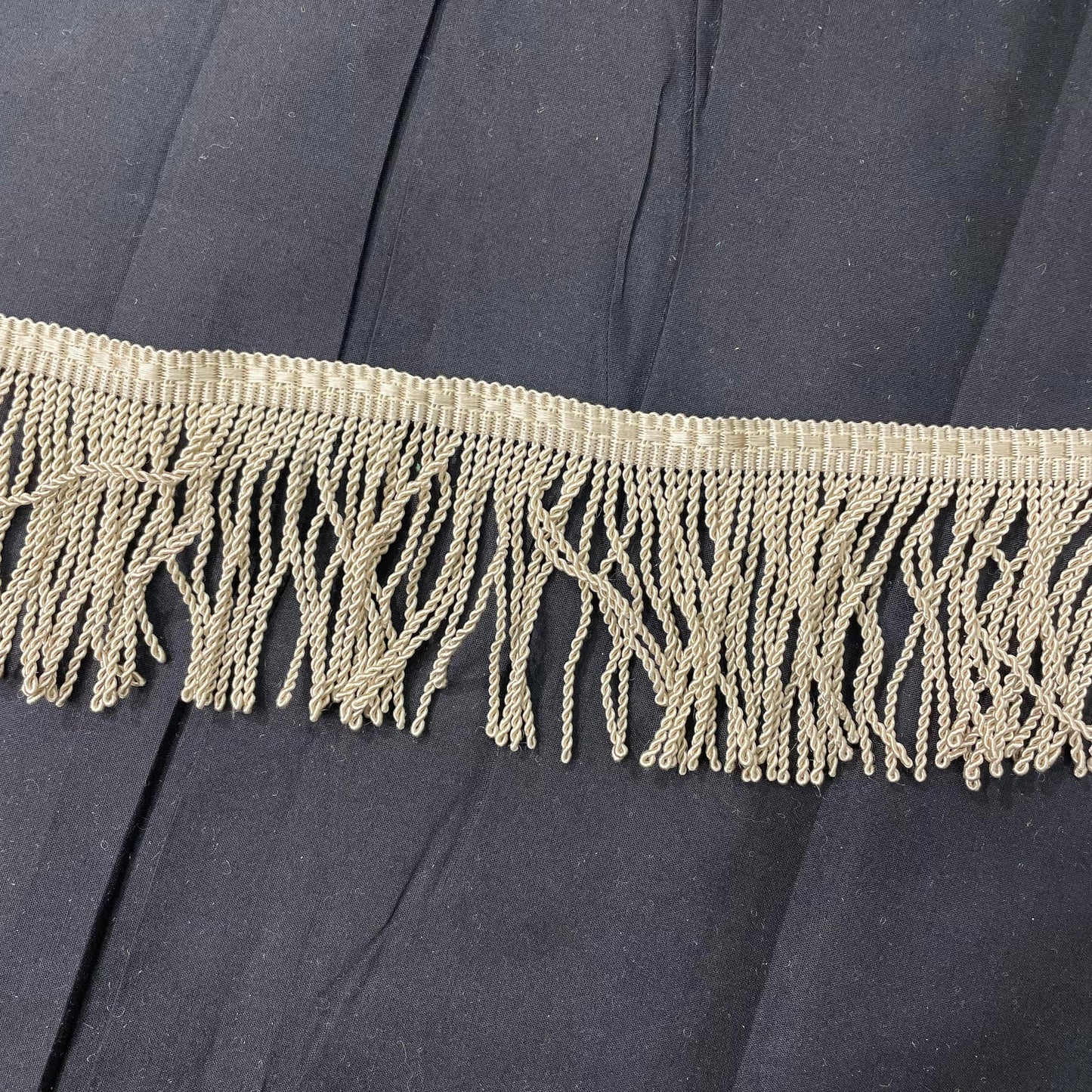 3 Inch Upholstery Cotton/Poly Fringe Dark