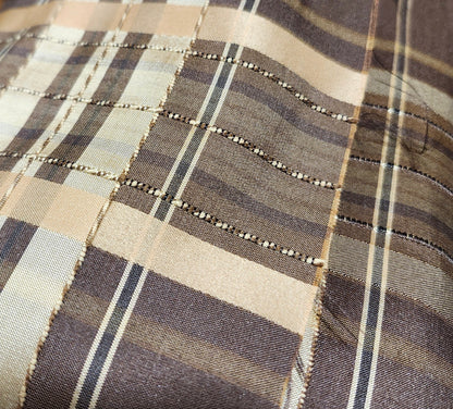 Wide Brown Drapery
