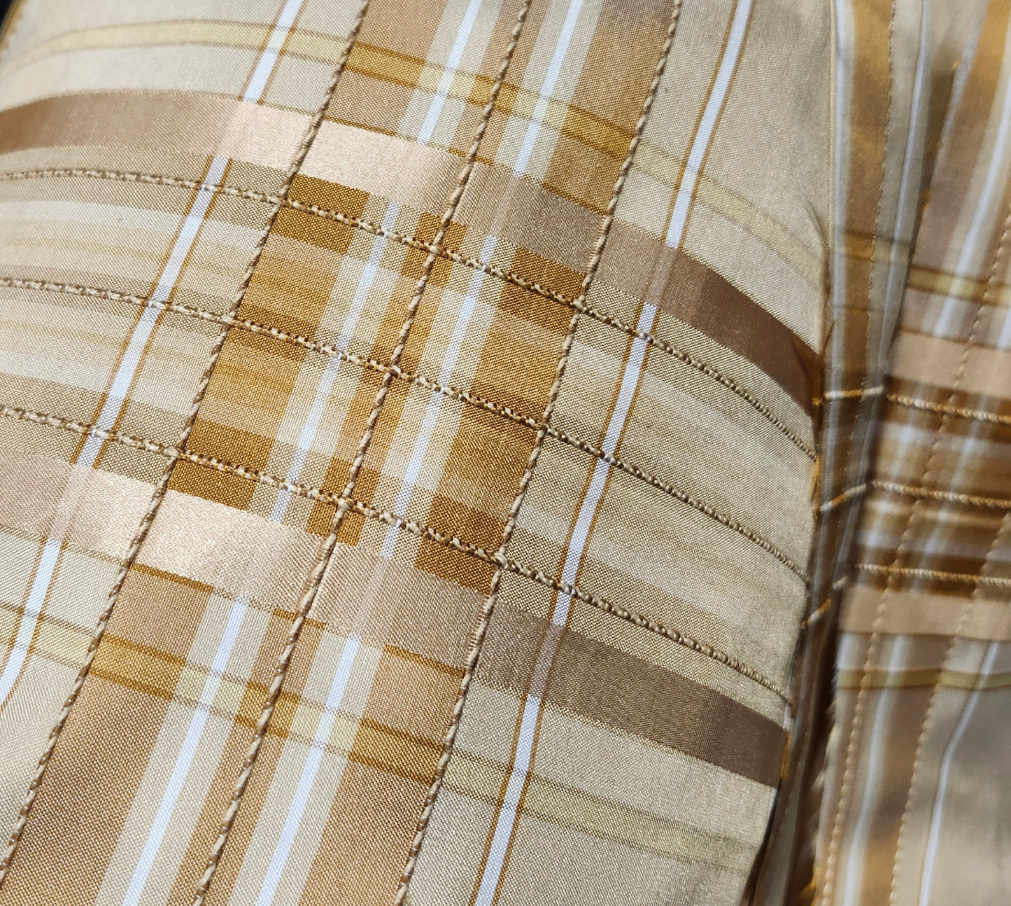 Wide Beige Drapery