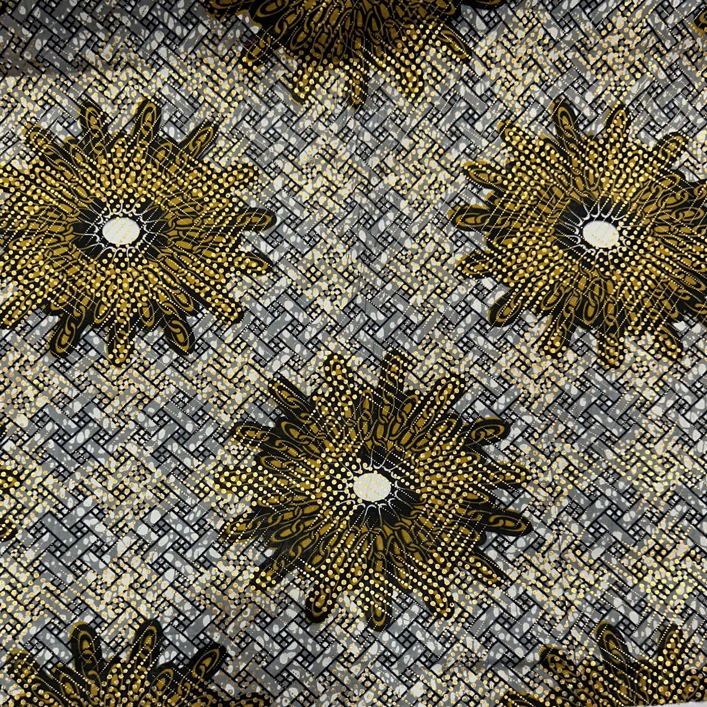 Cotton African Wax Pattern