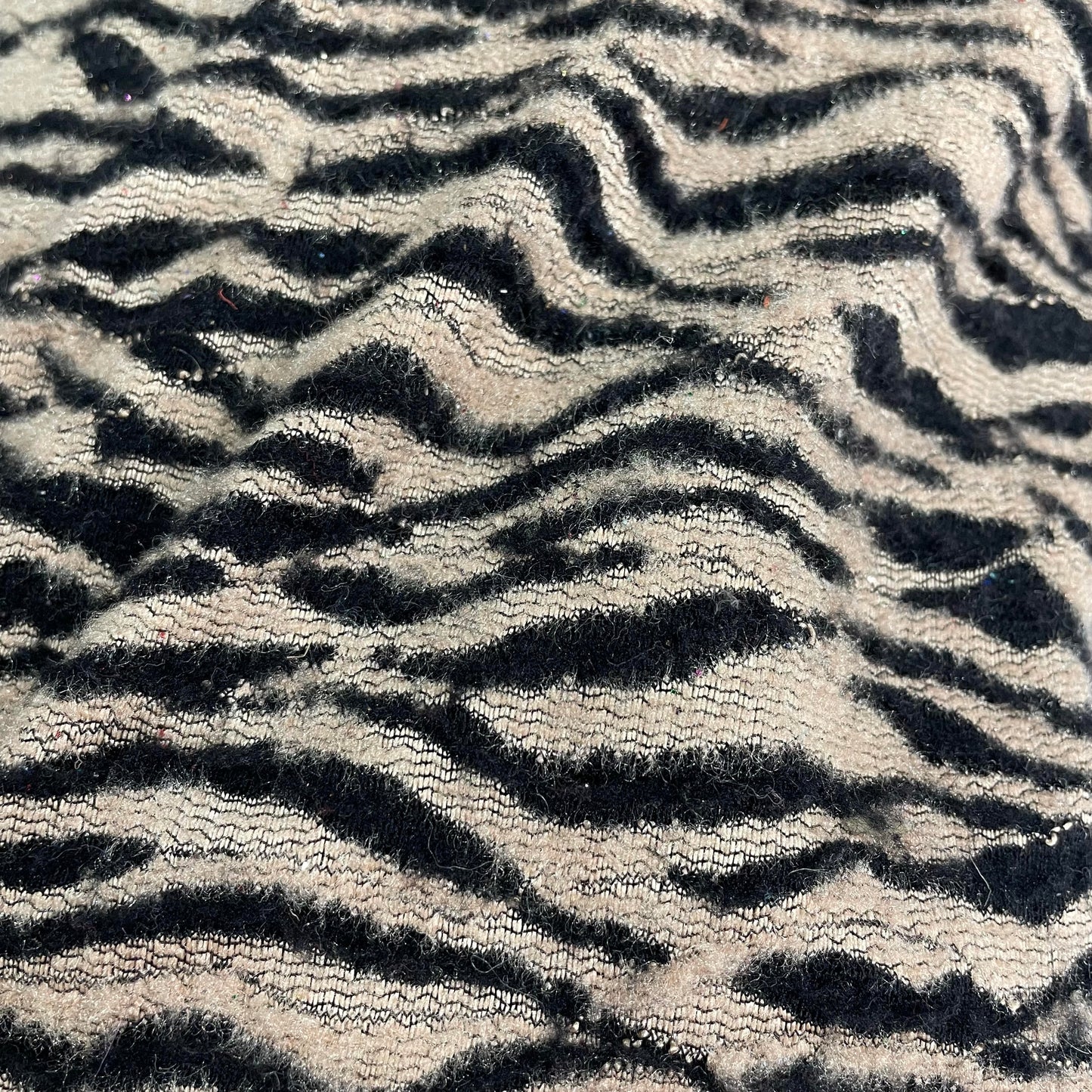 fluffy zebra print