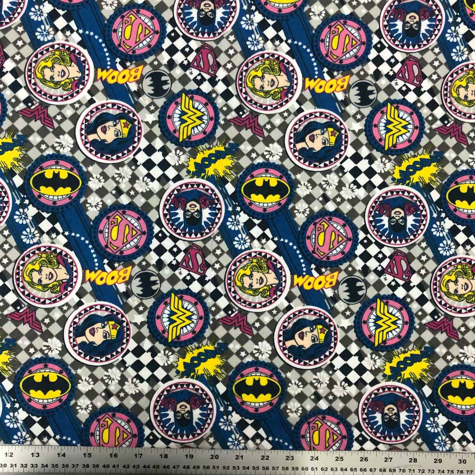 Flannel Wonder Woman Batgirl Supergirl