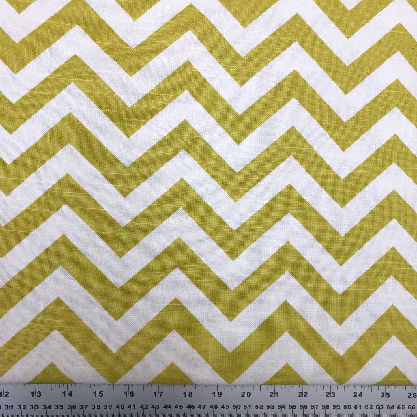 Cotton Chevron Olive Green