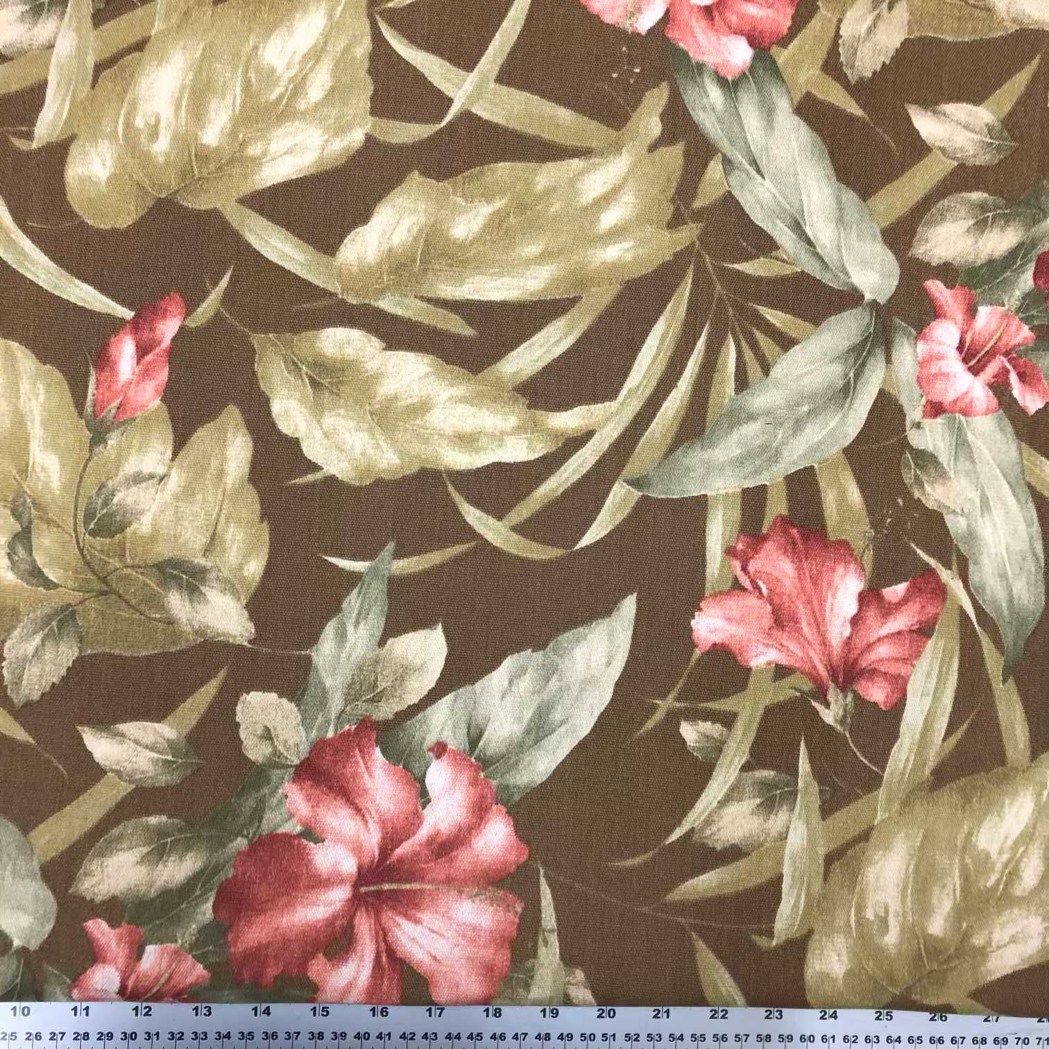 Outdoor Floral Brown