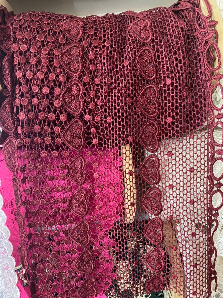 Lace Burgundy