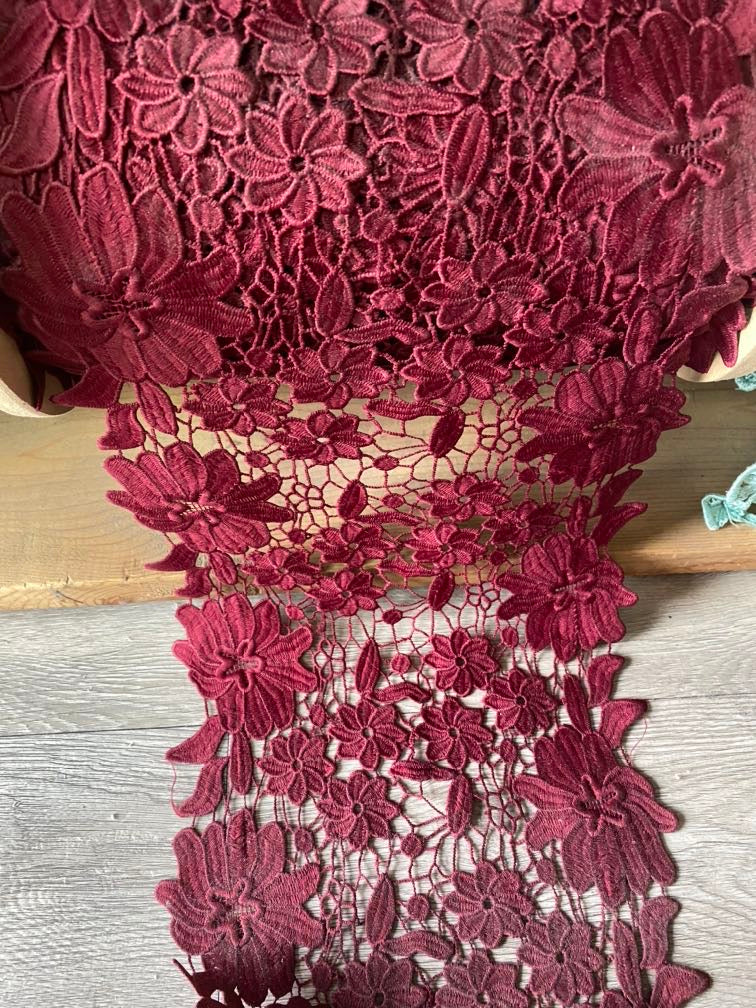 Lace Burgundy
