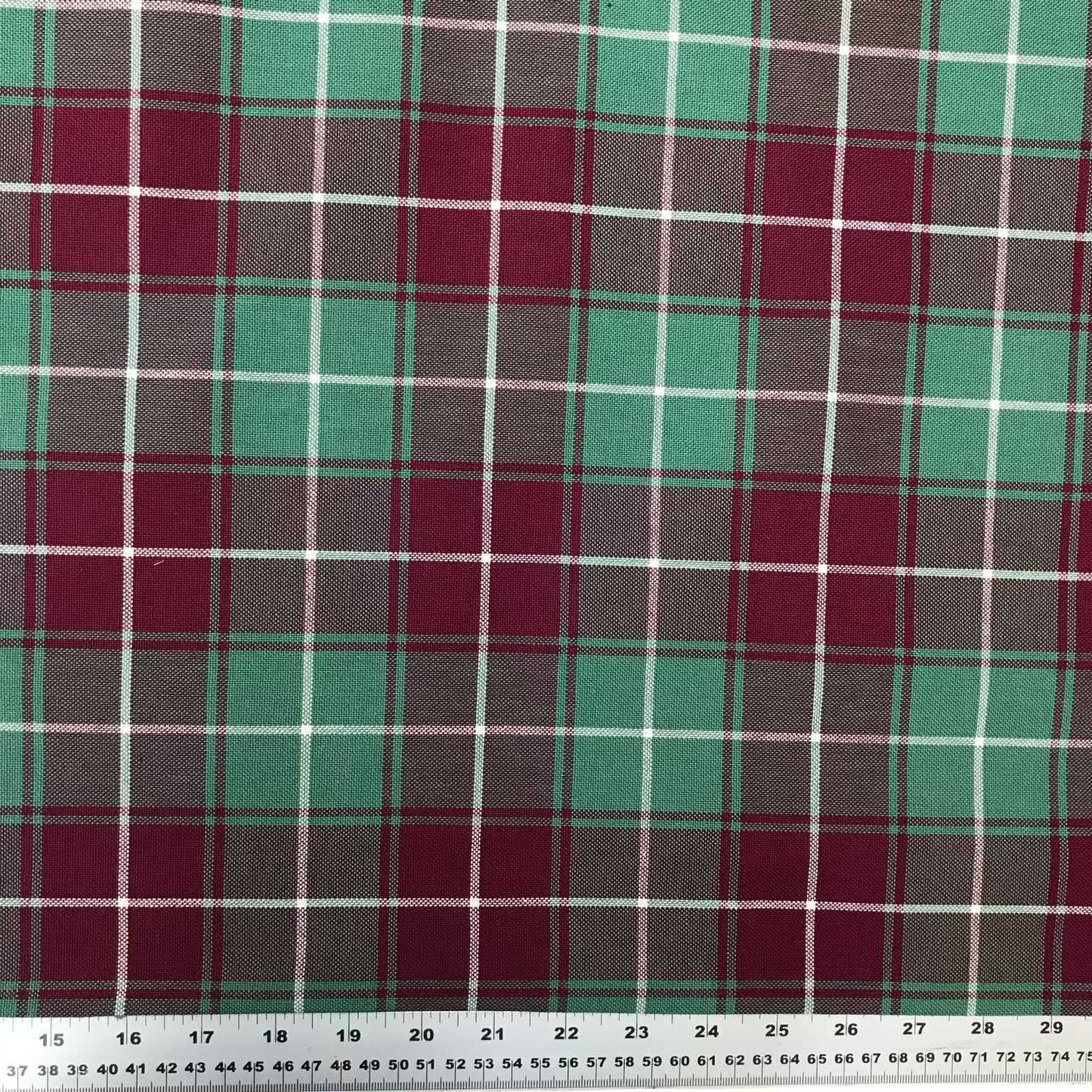 Cotton Plaid Wide Width