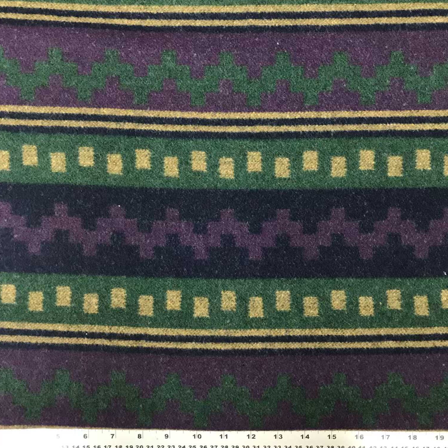 Melton Wool Navajo Native Pattern