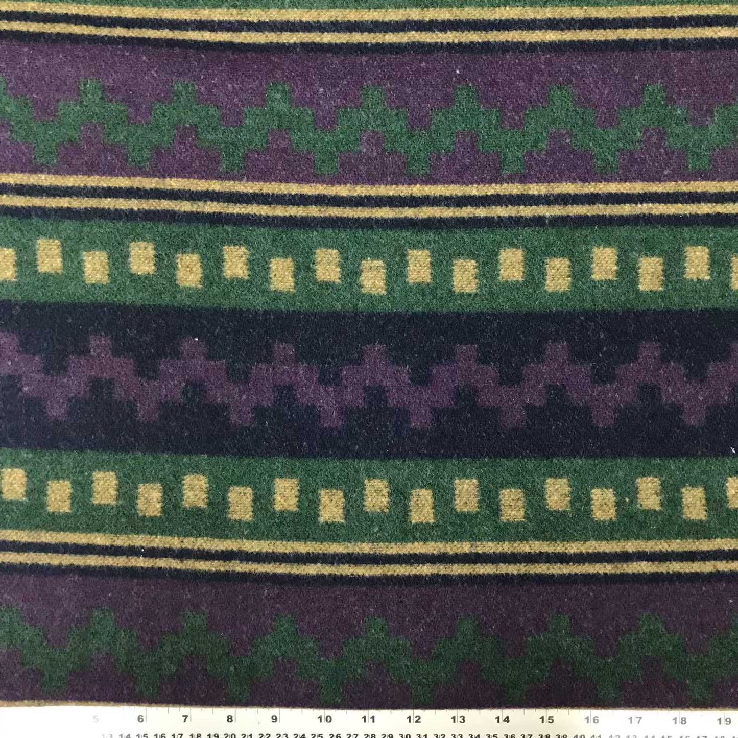 Melton Wool Navajo Native Pattern