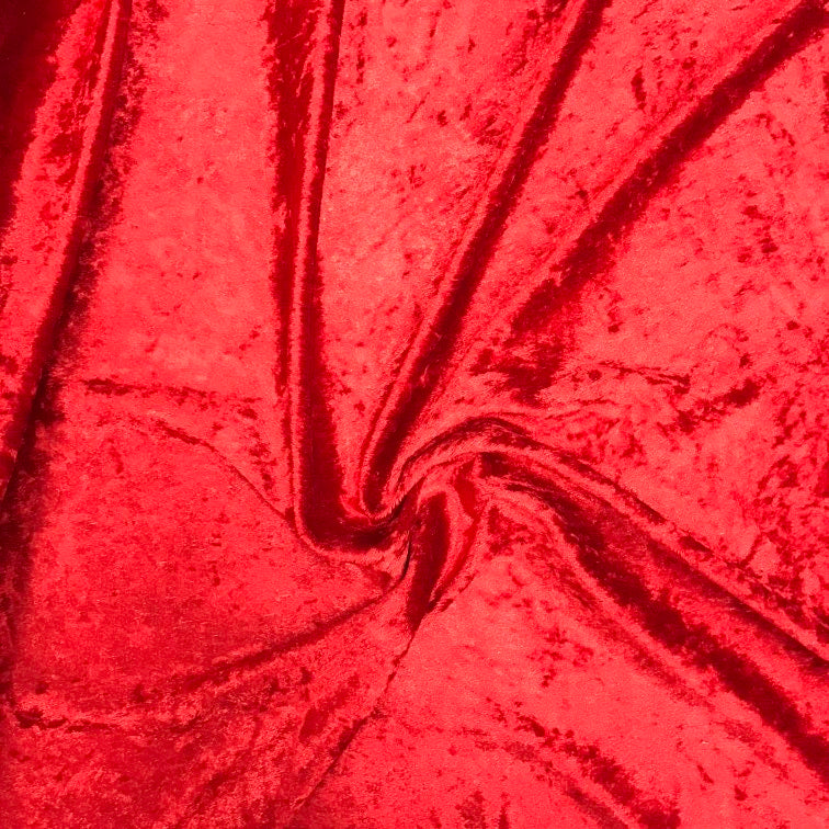 Velour (stretch velvet) Red