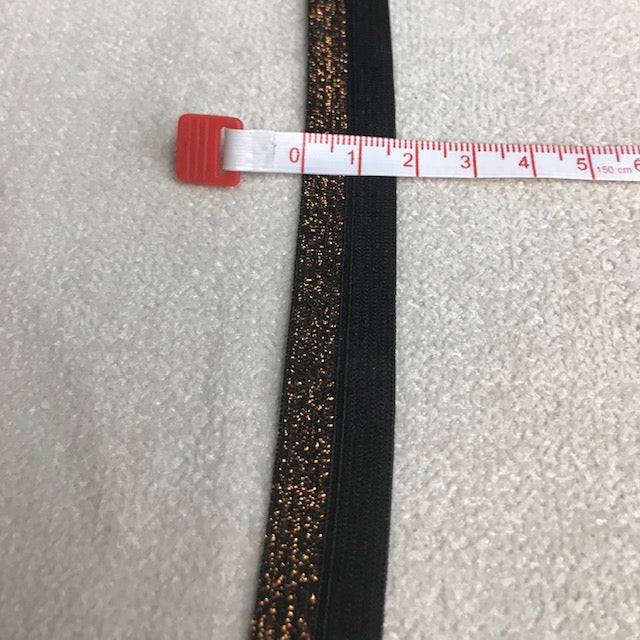 Elastic Trim 2/3" Rust