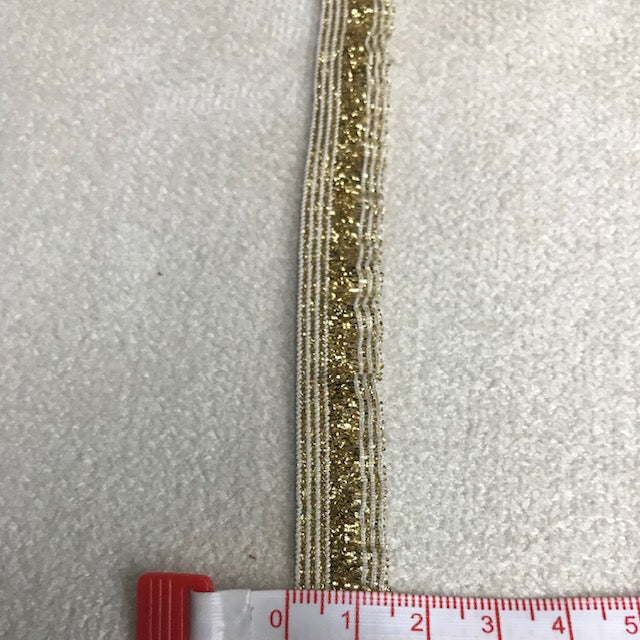 Elastic 0.55" Flat Glitz Trim