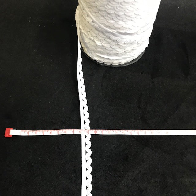 Elastic 0.5" Zig Zag Trim