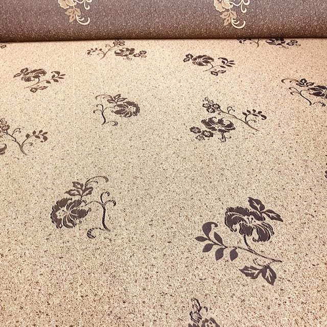 Jacquard Reversible Flower Dark Navy