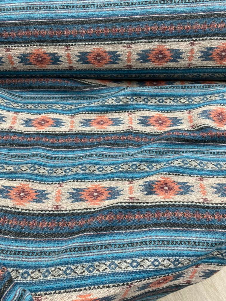 Melton Wool Navajo Native Pattern