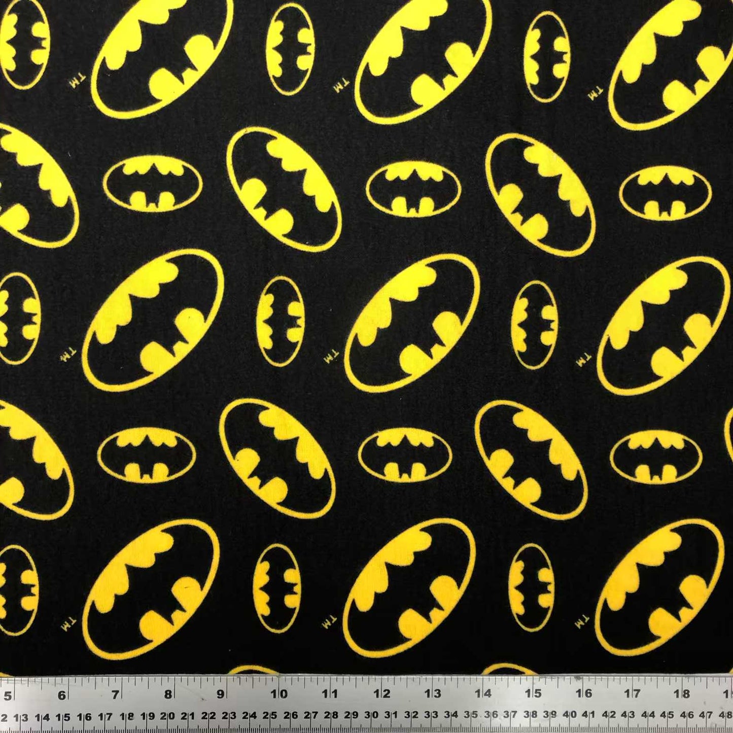 Flannel Batman Logo