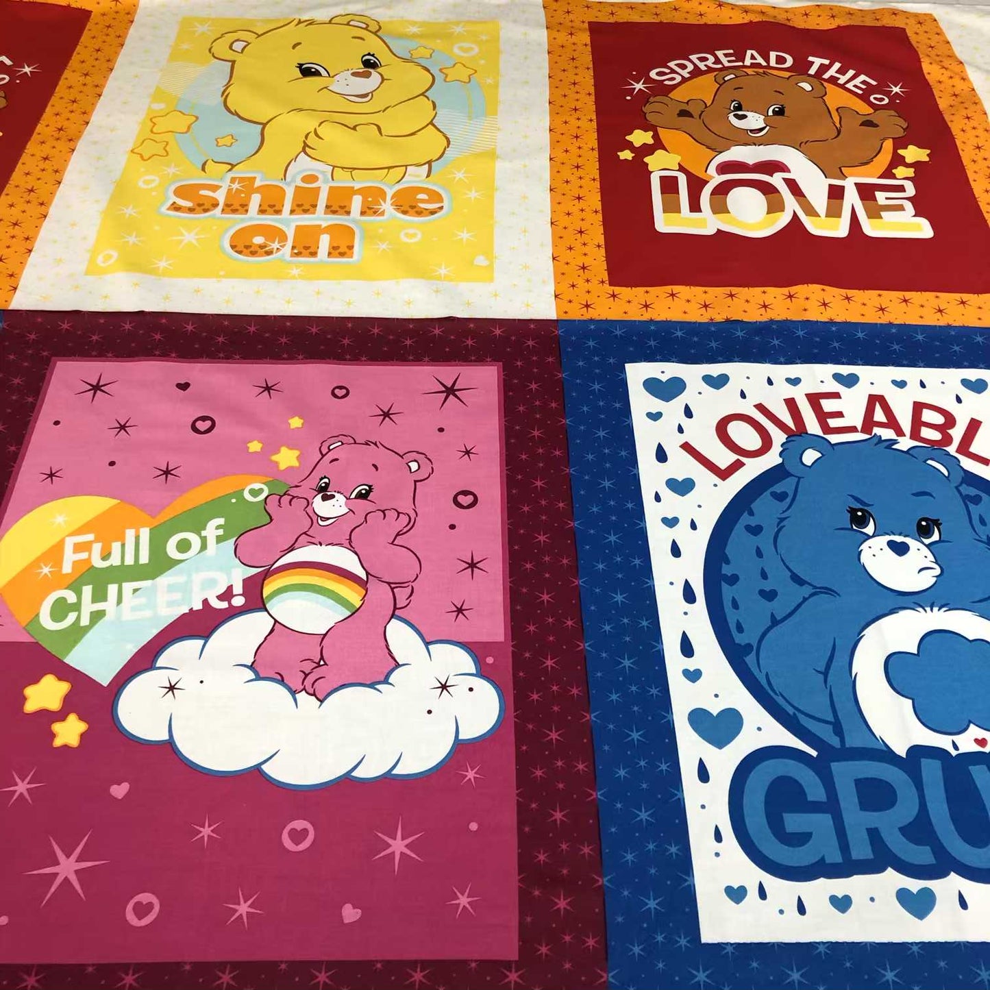 Cotton Panel Care Bears