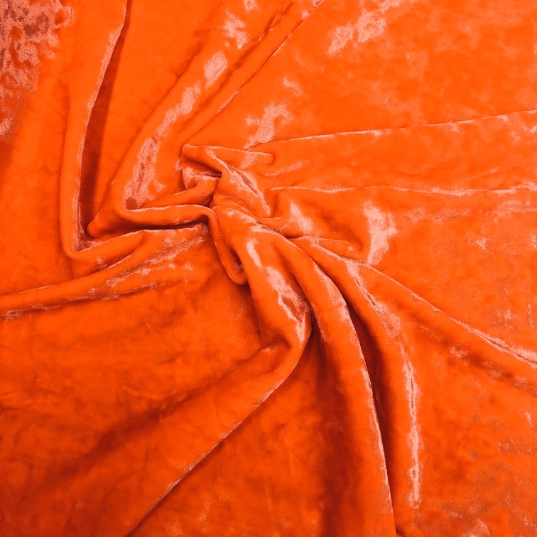 Velour (stretch velvet)Orange