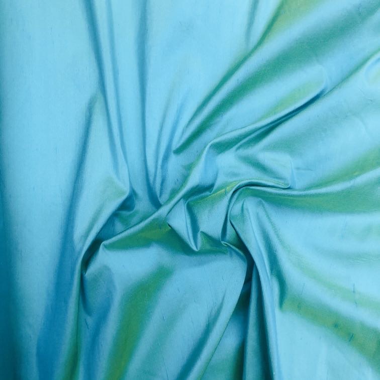 Dupioni Silk Iridescent Green
