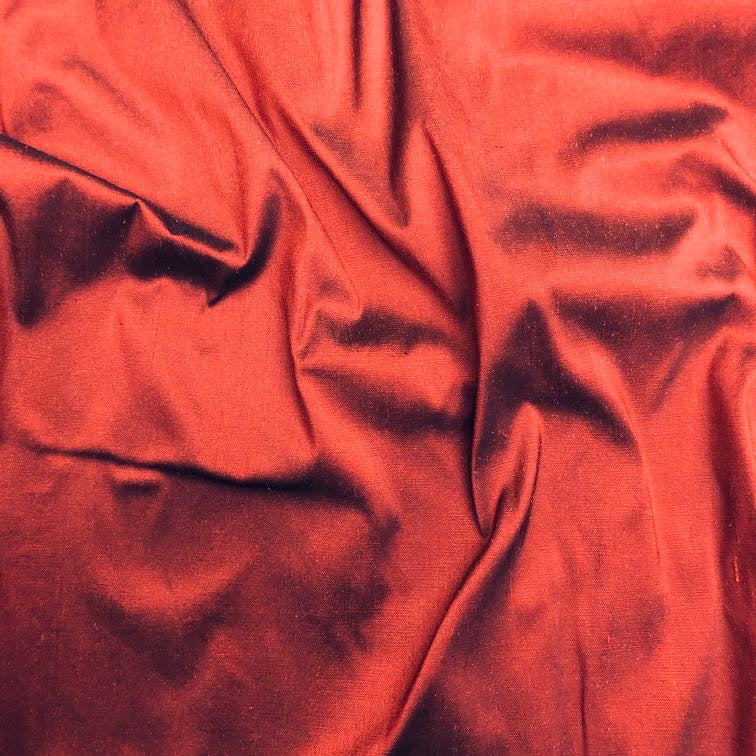 Dupioni Silk Cardinal