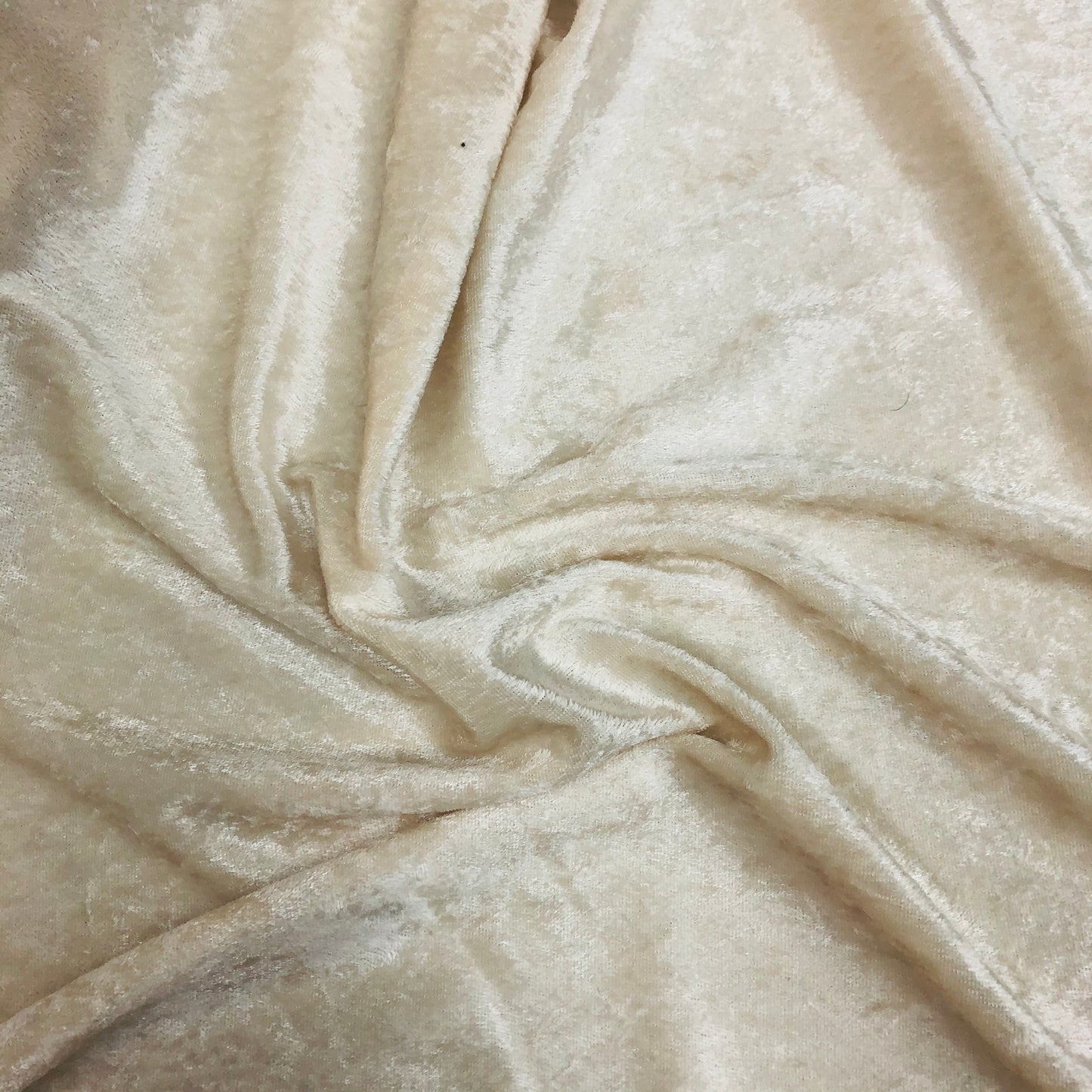 Velour (stretch velvet)Ivory