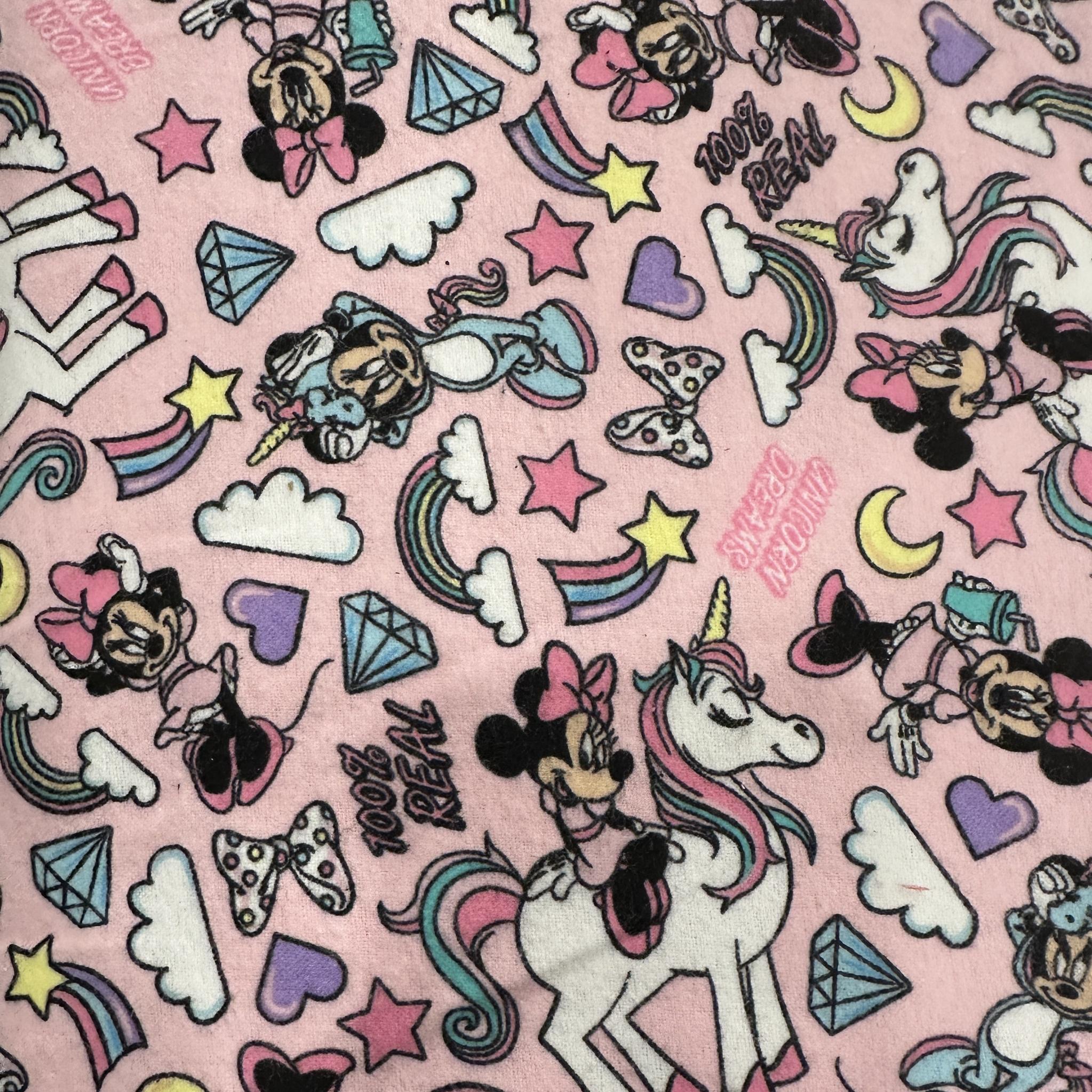 Flannel Minnie Mouse and Unicorns