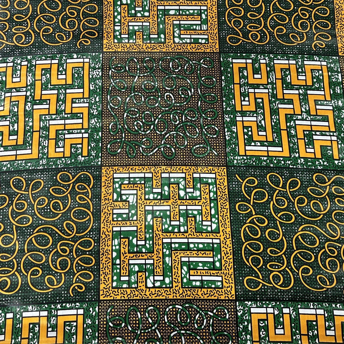 Cotton African Wax Pattern