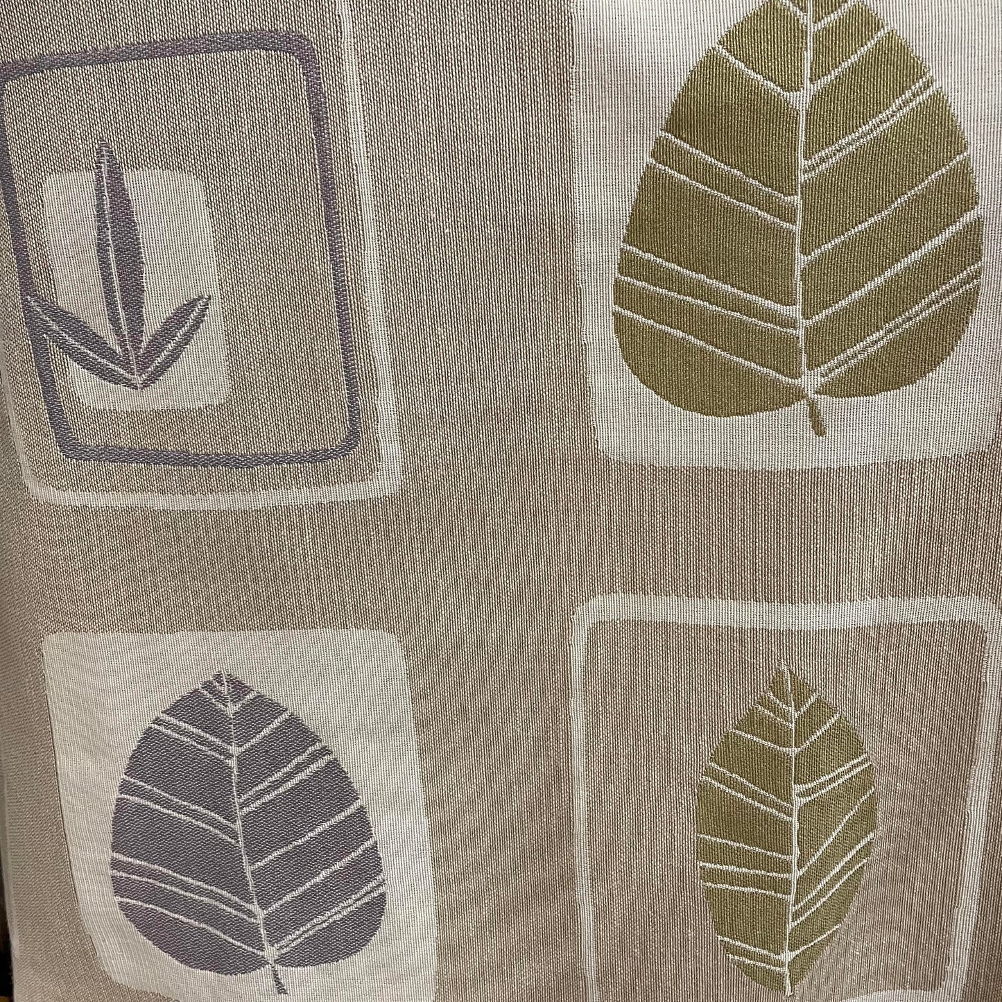 leaf print upholstery