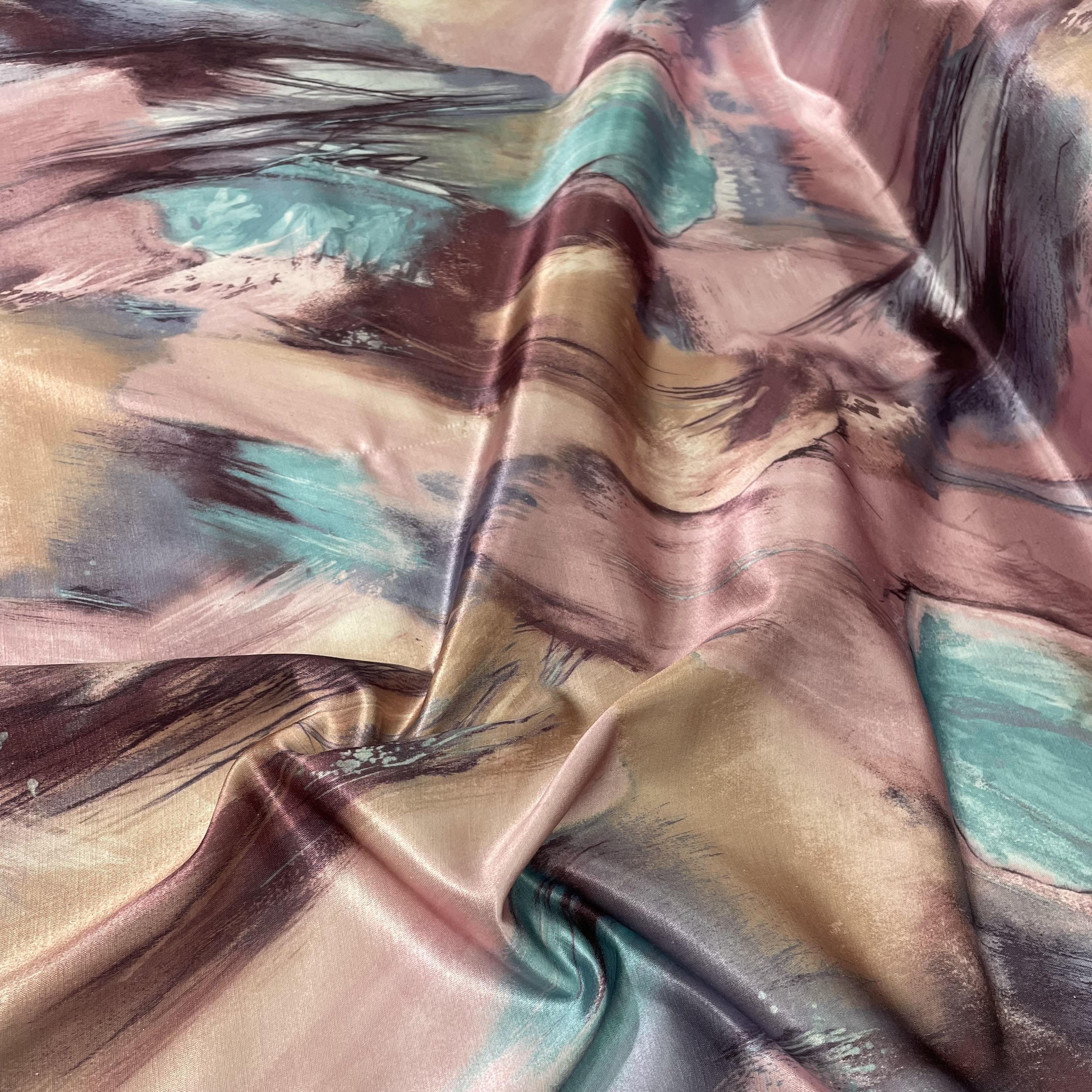 Satin, Multicolour,