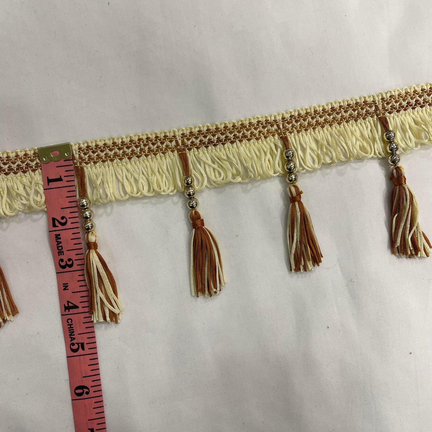 4 Inch Tassel Fringe Ochre