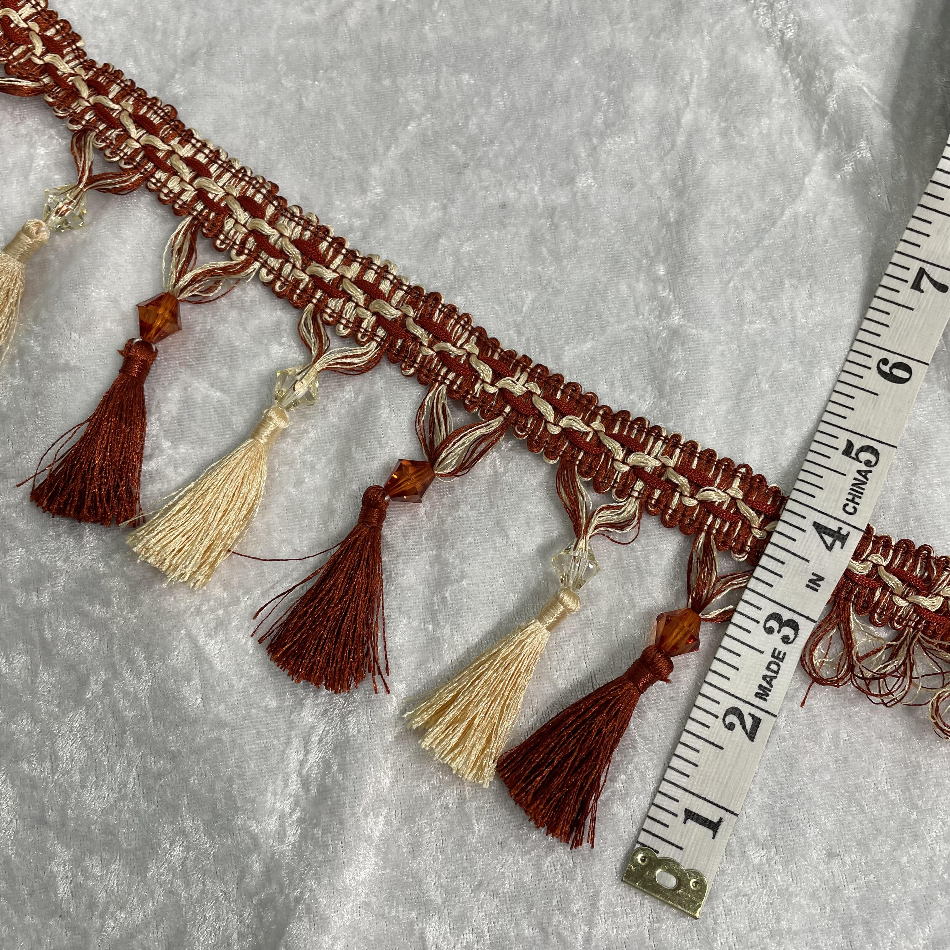 3.5 inch Upholstery Tassel Burnt