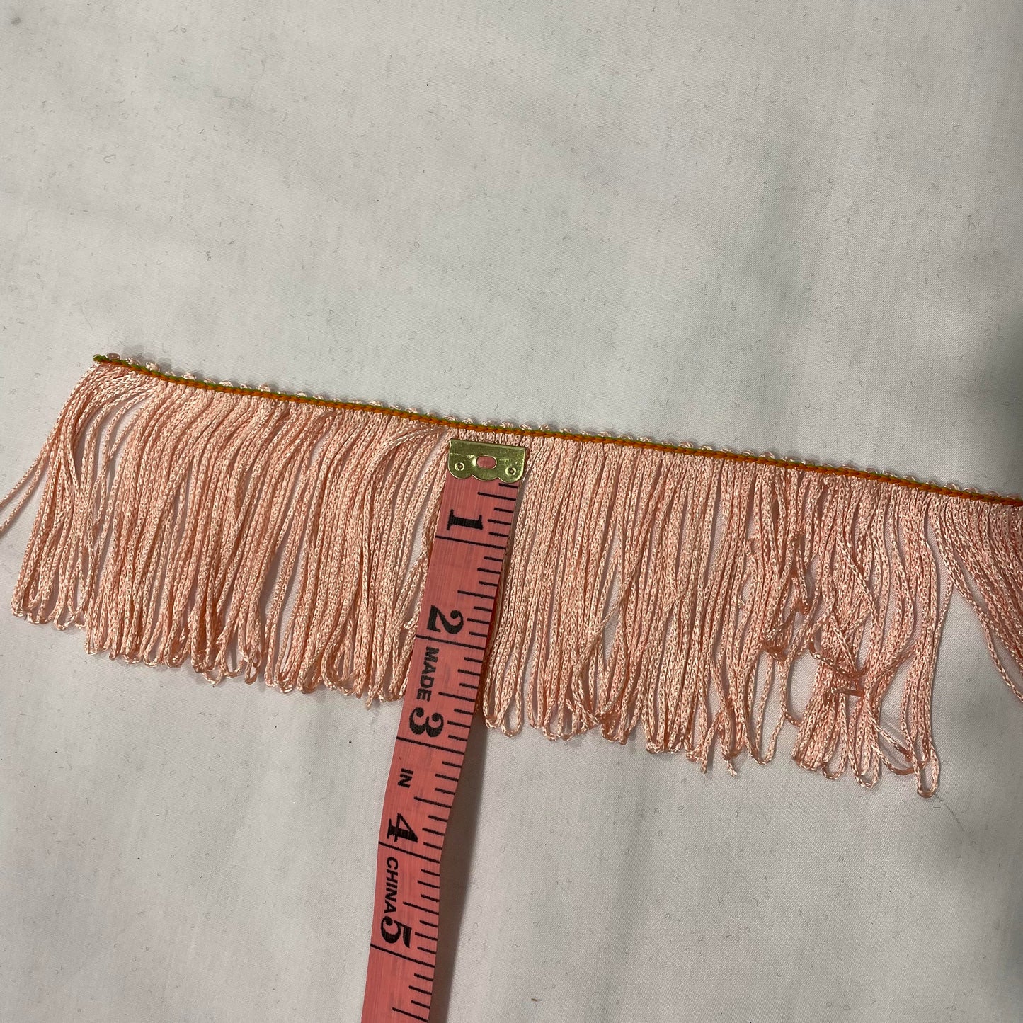 2.5 Inch Short Fringe Peach