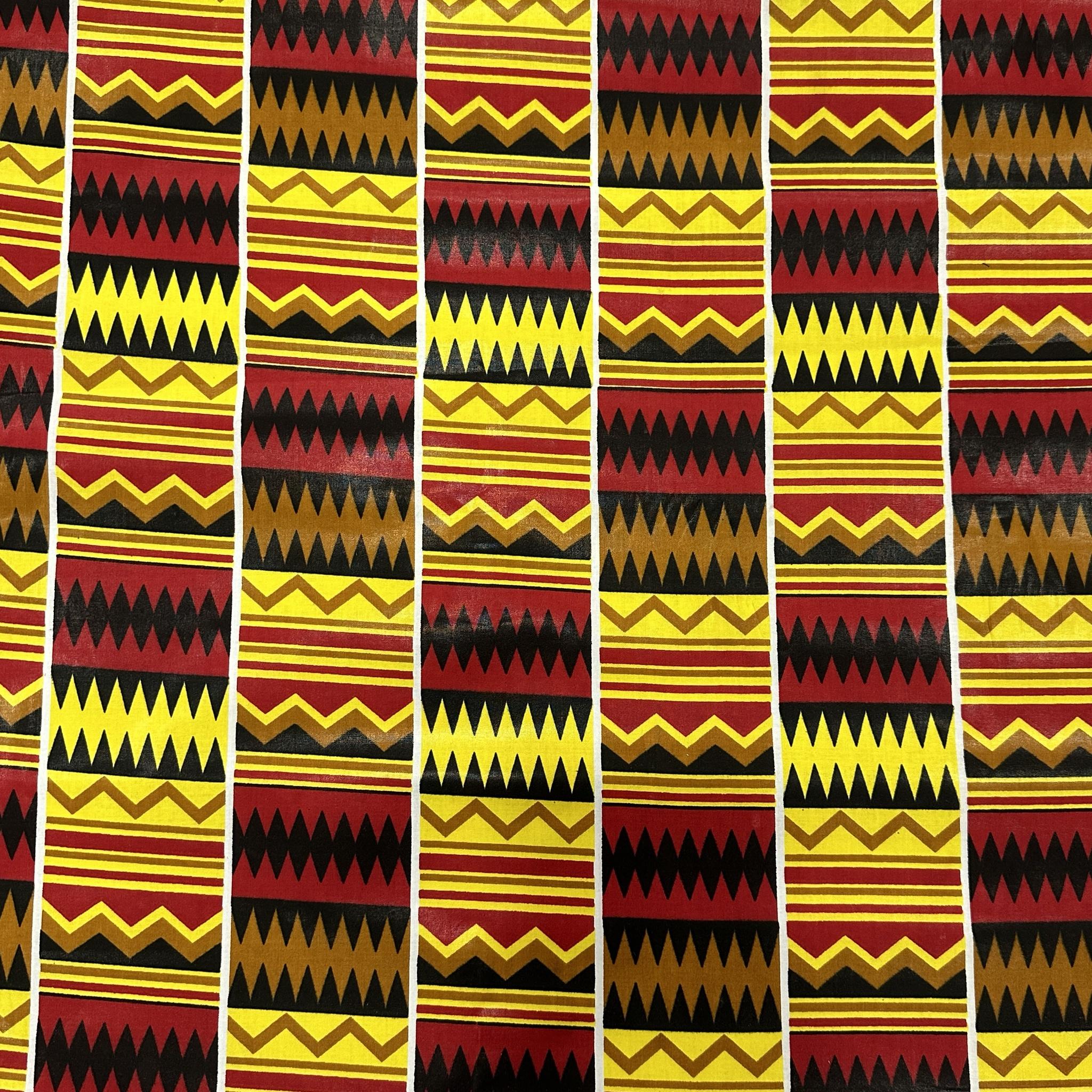 Cotton African Wax Pattern