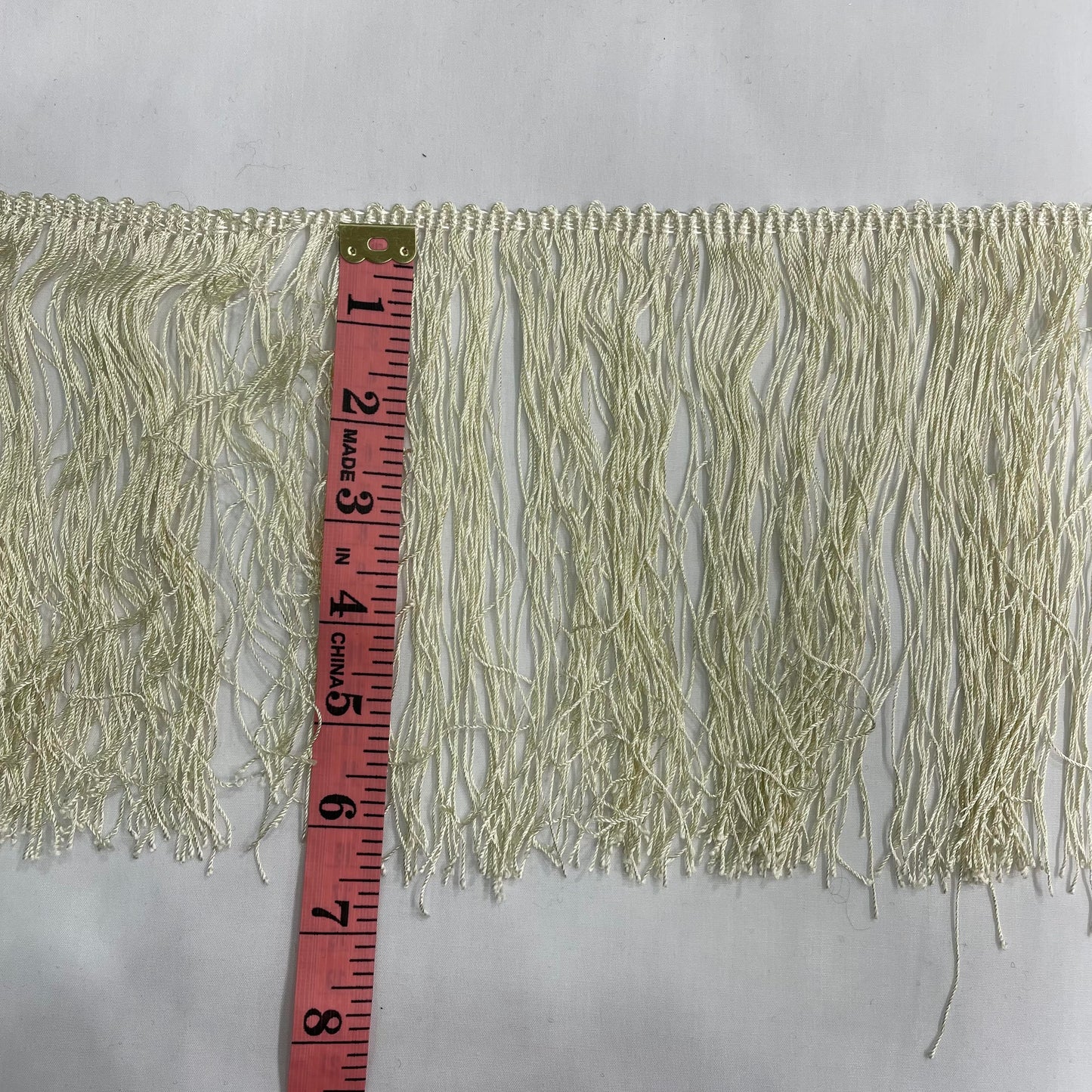 6 Inch Medium Fringe, 100% Silk