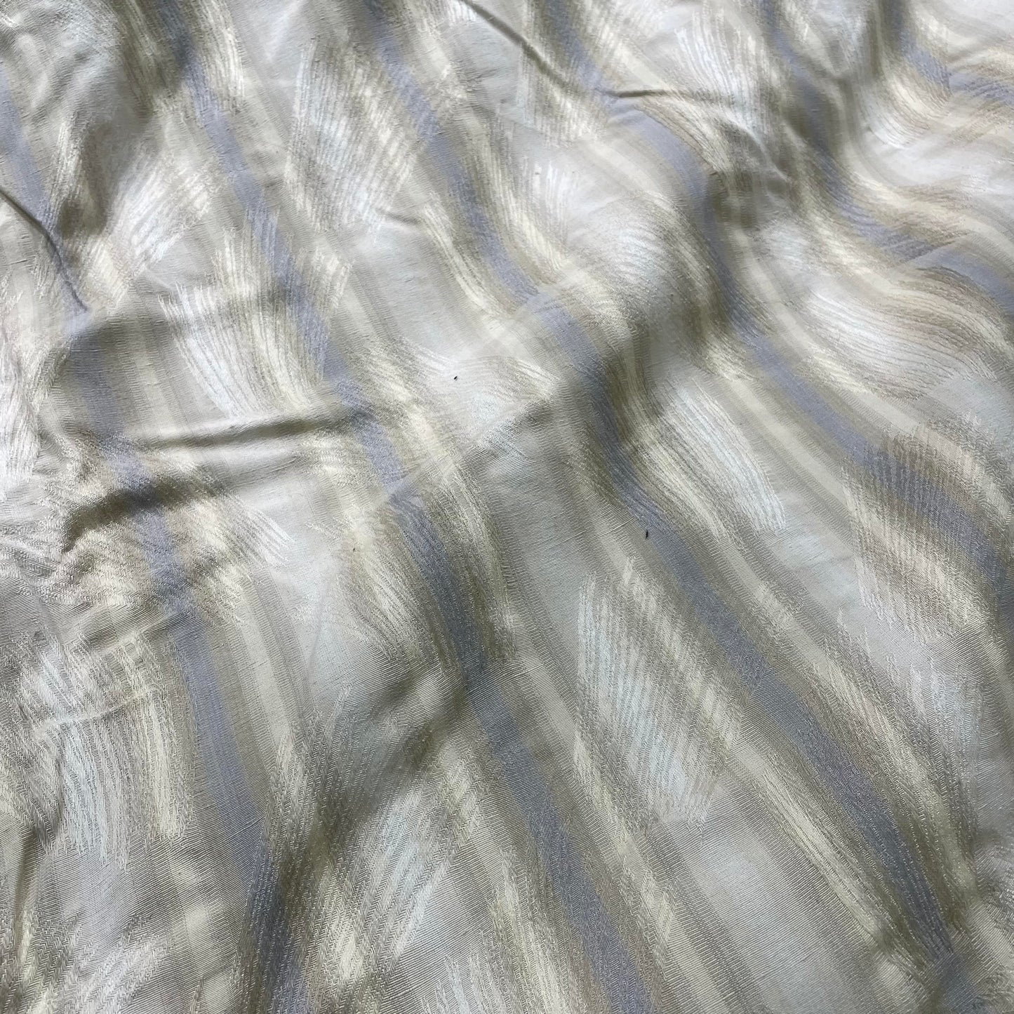 Cotton, Stripes with Brushstroke Design