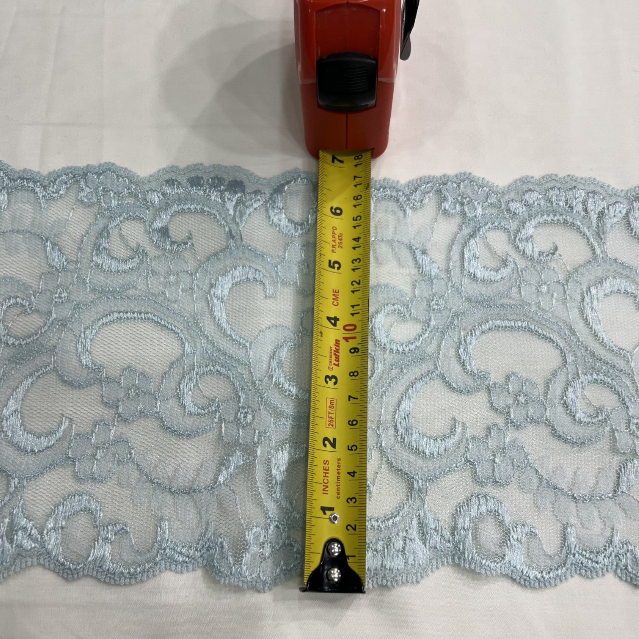 Lace Trim 7" Ocean Green