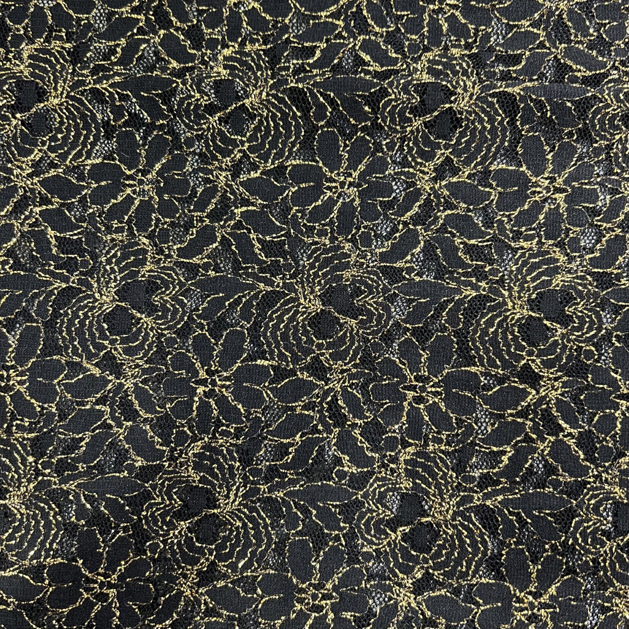 Lace Metalic Plain Gold