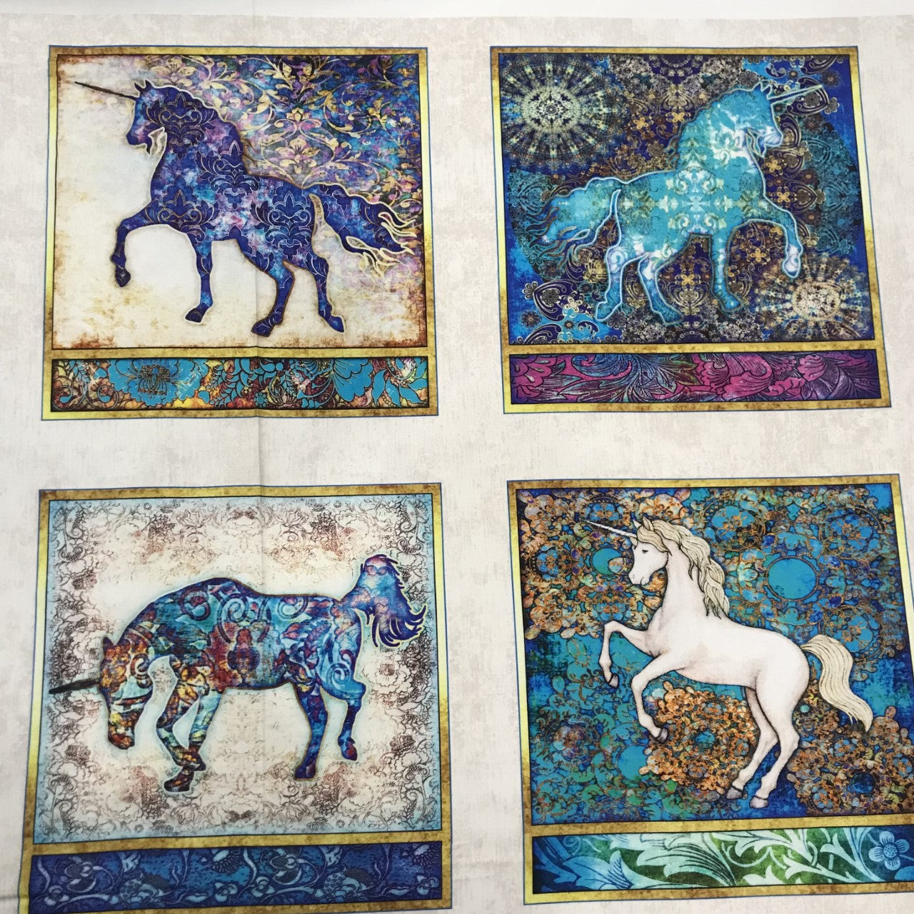 Cotton Unicorn Turquoise