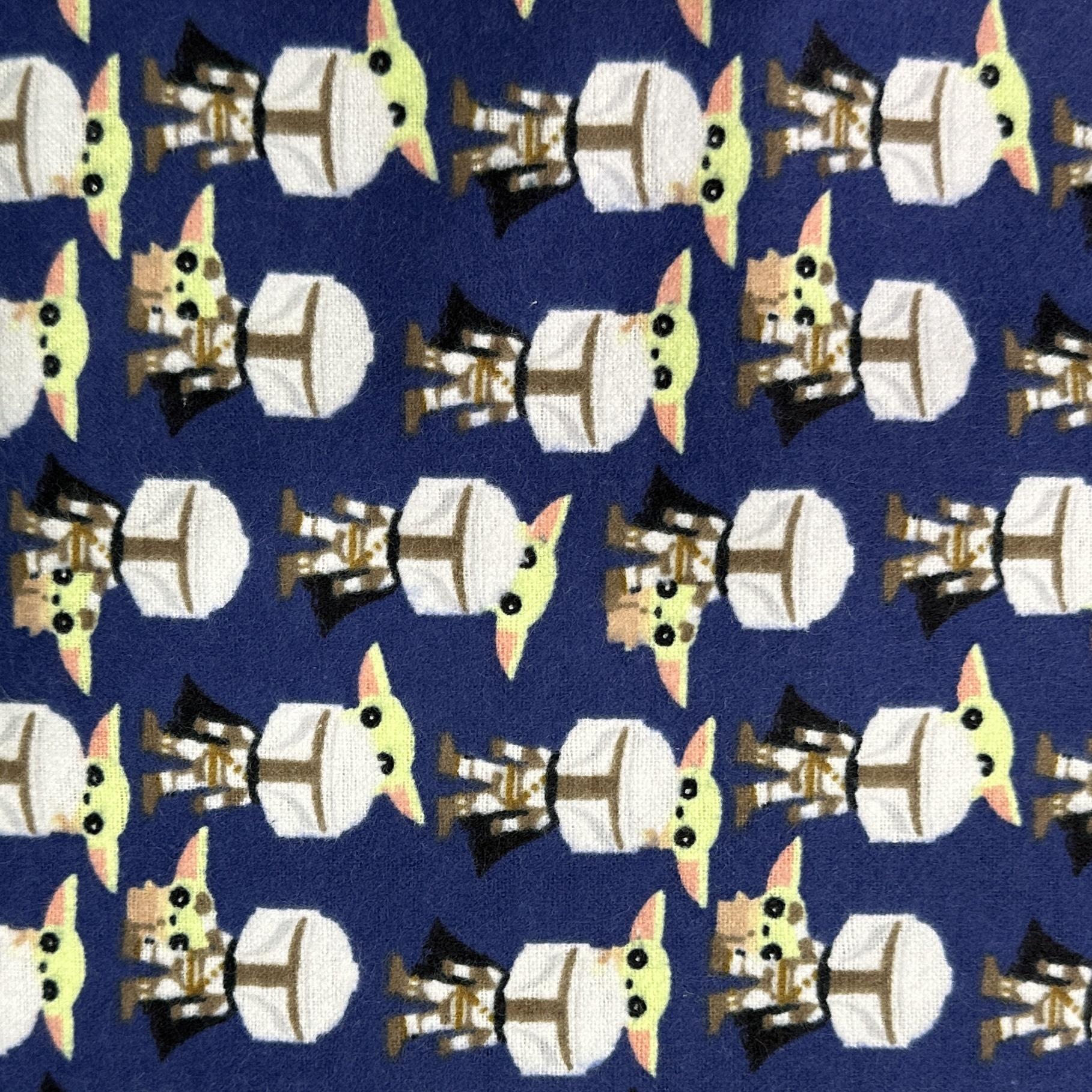 Flannel Baby Yoda and The Mandalorian