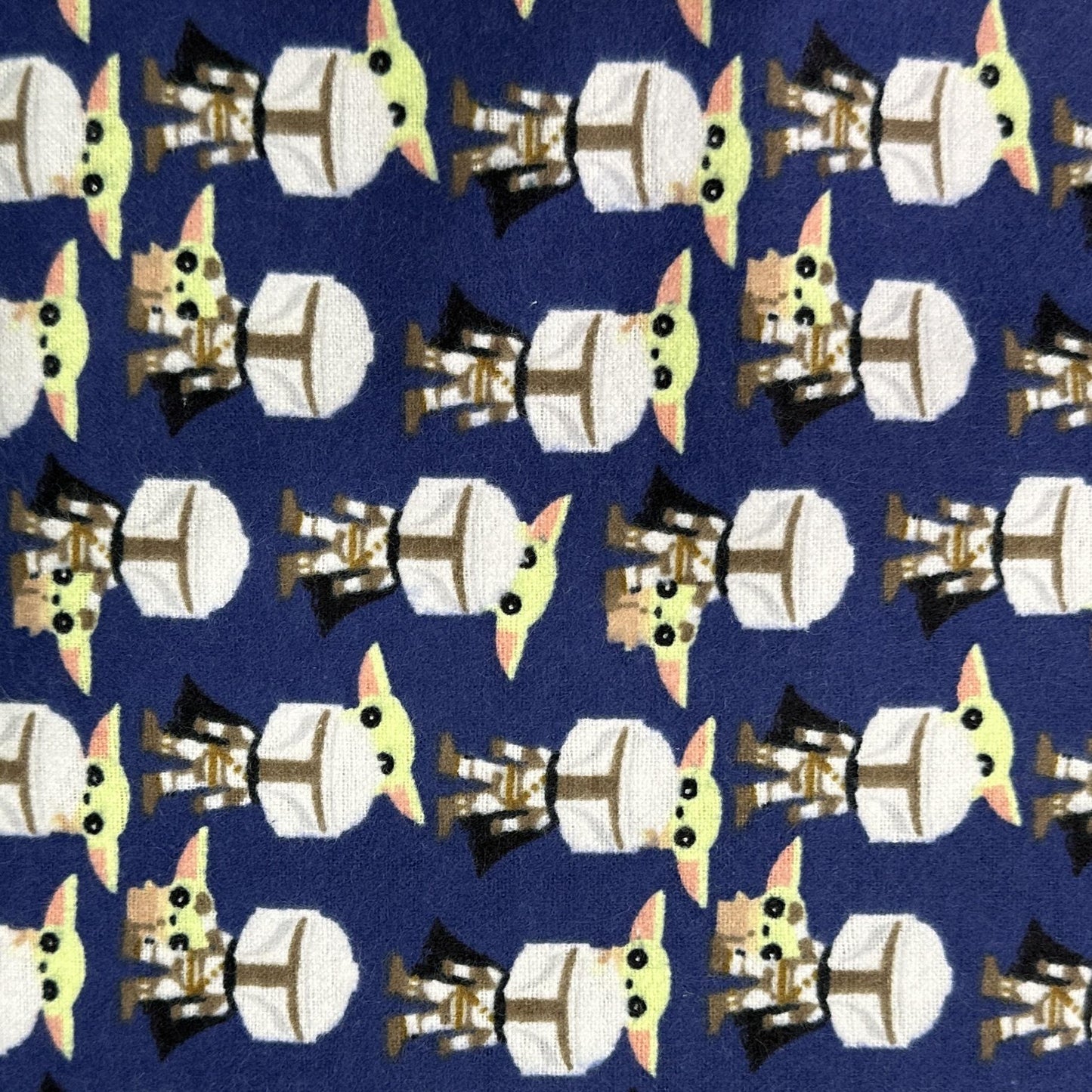 Flannel Baby Yoda and The Mandalorian